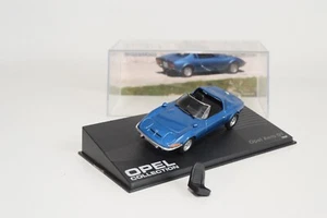 B20 1:43 ALTAYA OPEL COLLECTION OPEL AERO GT 1969 MET. BLUE MIB - Picture 1 of 14