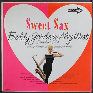 FREDDY GARDNER & ALVY WEST: sweet sax DECCA 12" LP 33 RPM - Picture 1 of 2