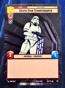 Star Wars Unlimited Spark of Rebellion Death Star Stormtrooper HYPERSPACE Card - Picture 1 of 2
