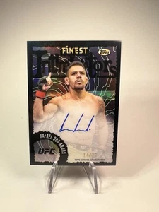 2024 Topps Finest UFC Rafael Dos Anjos Intimidators Auto Black Refractor #14/25 - Picture 1 of 2