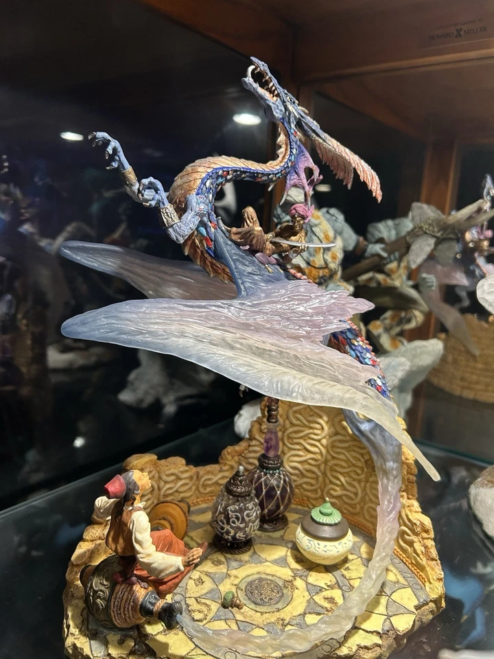 Dragon Secrets de Andrew Bill Aladdin inspirado en Enchantica ¡Muy raro! Difícil de encontrar firmado! Foto 1 de 4