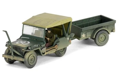 FORCES OF VALOR, Jeep Willys MB 4x4 con rimorchio - Esercito degli Stati Unit... - Immagine 1 di 4