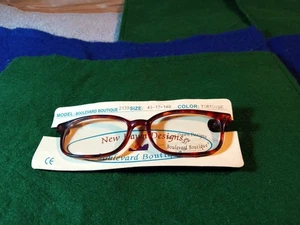 Boulevard Boutique 2139 Size 49-17-140 Eyeglass Frames Color Tortoise NOS - Picture 1 of 3