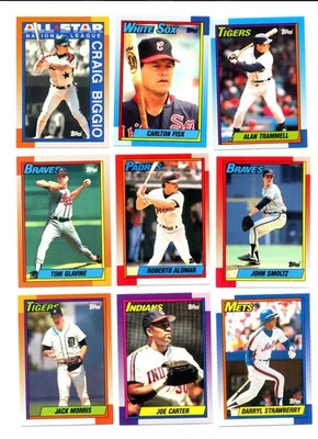 1990 Topps Tiffany Singles 401-600 - RC's & Vets - You Pick - Complete Your Set - Image 1 of 3