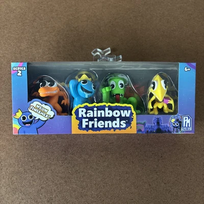 Figura Coleccionista Roblox Rainbow Friends Serie 2 Paquete de 4 - Acabados Neón Nuevo en Paquete Foto 1 de 4