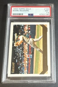 1993 Topps Gold Mark McGwire #100 PSA 7,5 NM+ - Bild 1 von 2