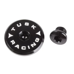 Tusk Billet Aluminum Engine Plug Kit Black For SUZUKI DR350 1990-1999 - Picture 1 of 4