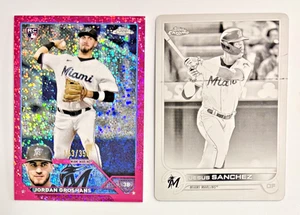 2022 Topps Chrome Update #USC49 Jesus Sanchez Printing Plate Marlins 1/1 BS27 - Picture 1 of 2