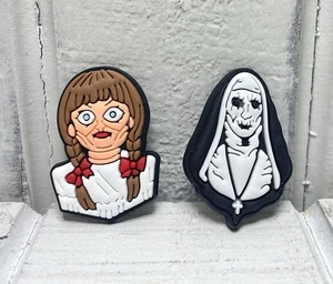 Halloween Schuh Charms The Conjuring Movies Annabelle Puppe und die Nonne 2 Stück - Bild 1 von 3