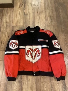 90s Vintage Racing Champions Dodge Motorsports NASCAR Racing Jacket Men Size 2XL - Picture 1 of 10