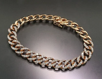 Brillant Armband  1,80 ct H/SI 750 RG Valenza Italien 16 gr  Wert € 21.000 Neu - Bild 1 von 4