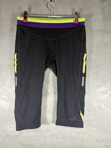 Black With Neon Ronhill Running / Cycling Activewear Shirts Size S/M - Picture 1 of 4