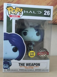 Funko Pop! Halo Infinite The Weapon (26) Glow in The Dark Special Edition Neu - Bild 1 von 6