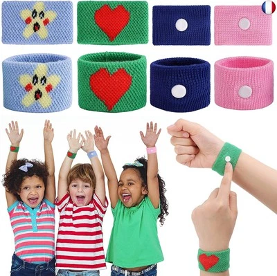 ‎ABEILLO Abeillo Lot de 4 paires de bracelets contre le mal des transports - Pour
