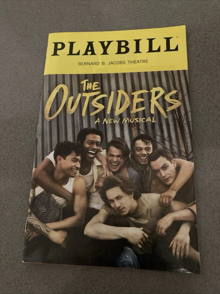 THE OUTSIDERS September 2025 Playbill - Image 1 of 1