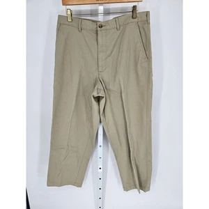 Puritan Men's Tan Straight Leg Mid Rise Cotton-Polyester Pant Size 36 x 29 - Picture 1 of 5