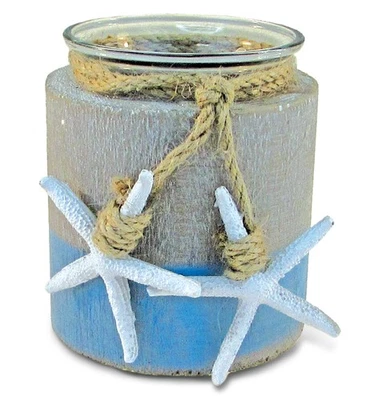 COTA Global Ocean Breeze Pillar Nautical Wooden Candle Holder-Table Centerpiece - Image 1 of 4