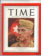MAGAZINE TIME General Walker Krueger   JANUARY 1945