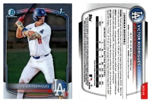 BCP-45 Victor Rodrigues Los Angeles Dodgers 2025 1st Bowman Chrome - Picture 1 of 1