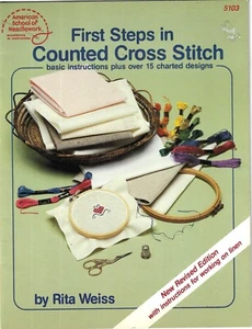 American School Needlework~First Steps in Counted Cross Stitch~Leaflet 5103 - Picture 1 of 2
