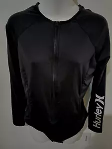 Traje de baño de una pieza de manga larga para mujer Hurley traje de surf protector contra erupciones cremallera frontal XL - Imagen 1 de 8