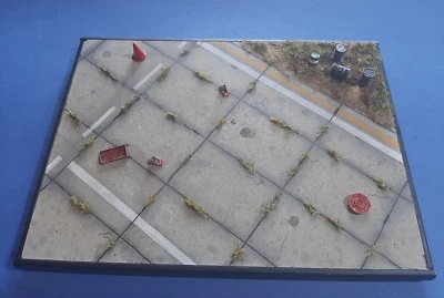 MIG-21 1/72 diorama airfield section cm 24 x 18 ( sezione pista aeroporto ) - Immagine 1 di 3