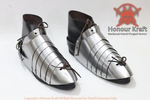 Historical Medieval Sabaton & Shoes Set | High-Quality Steel Armor for Combat - Picture 1 of 9