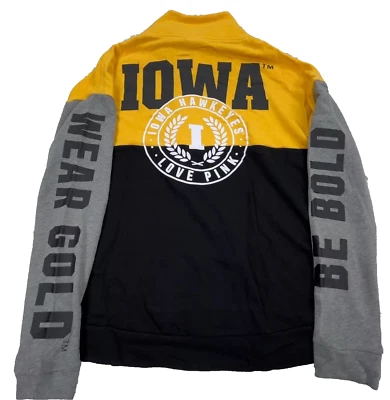 Iowa Hawkeyes Sudadera Mujer Pequeña Amarilla Negra Suéter Victoria Secret ROSA Foto 1 de 4