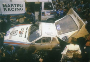Lancia 037 Rally - Cartolina moderna a colori n.3 - Foto 1 di 1