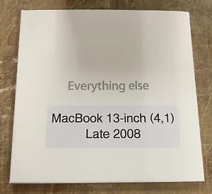 Apple MacBook 13-inch (4.1) Late 2008 Print and Media Packet - Picture 1 of 1