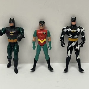 Kenner Batman & Robin 1993 DC Comics Action Figures Lot Of 3 - Picture 1 of 6