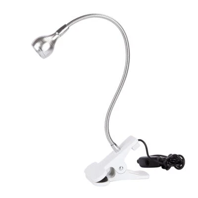 USB Light Flexible LED Lamp Laptop Computer Reading Clip On Bed Desk Table - Image 1 of 4