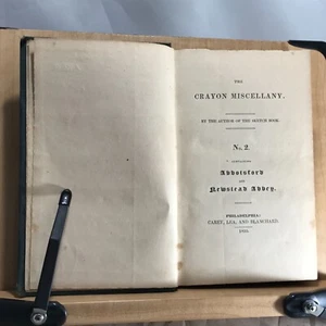 1835 Washington Irving’s The Crayon Miscellany - Volume Two Only - Cloth - Picture 1 of 11