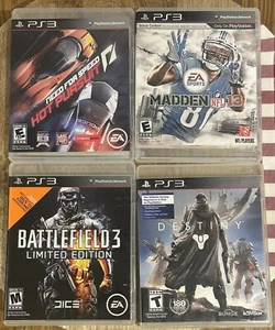 SONY PLAYSTATION 3 PS3 Mixed Lot of 4 PS3 VIDEO GAMES No Manuals - Picture 1 of 7