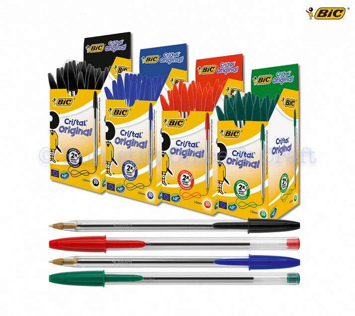 🌟🌟🌟 BIC Kugelschreiber Cristal Original - Alle Farben 🌟🌟🌟