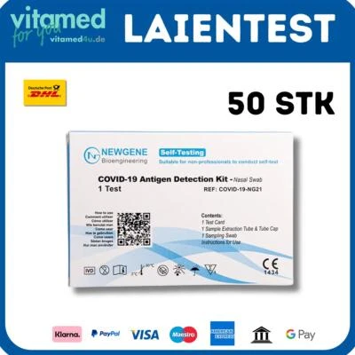 NEW GENE (HANGZHOU) BIOENGINEERING CO., LTD. 50 x Newgene Covid-19 Antigen Schnelltest Nasal
