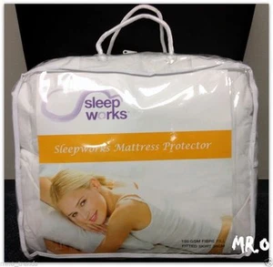 High Quality Fully Fitted Cotton Cover KING Size Mattress Protector - Picture 1 of 5