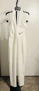 Lita by Ciara White Jumpsuit Sz L $498! NWT! Made in Italy!! PRICE DROP! - Bild 1 von 5