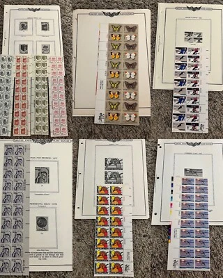 AMAZING LOT OF FULL MINT MNH UNITED STATES STAMP PLATE BLOCKS  #22 - Image 1 of 4