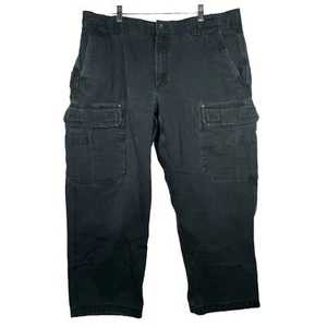 Duluth Trading Company Cargo Pants Men's Size 42x30 Black Utility Work Carpenter - Picture 1 of 10