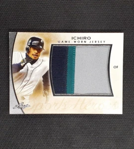 2014 Leaf Sport Heroes #M12 Ichiro Suzuki Mariners Game Used Patch 3 Color! - Picture 1 of 2
