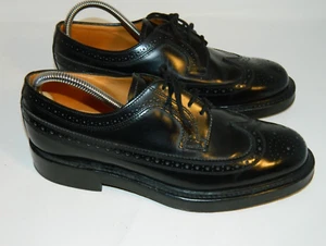 Mens Vintage Shelly's Full Oxford Brogue shoes size 7 Hand made in England - Picture 1 of 14