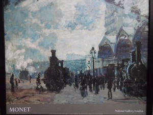 Estación Claude Monet Gare Lazare. Póster impreso de la Galería Nacional - Imagen 1 de 5