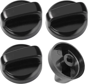 4 Pack Control Knob for Patio Heater Gas Fireplace Fire Pit, D-Shape Valve Stem - Picture 1 of 7