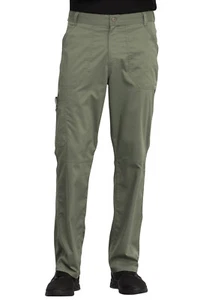 Cherokee Workwear Scrubs Men Fly Front Scrub Short Pant WW140S OLV Olive - Picture 1 of 6