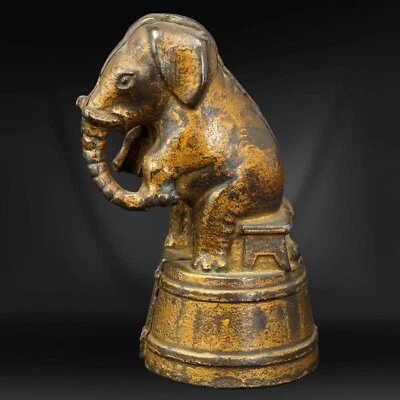 Cast Iron Elephant on Tub Bank A C Williams 1920 - Image 1 of 4