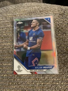 2021-22 Topps Cromo UEFA KYLIAN MBAPPE Refractor París psg - Imagen 1 de 1