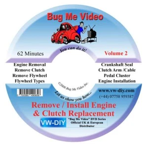 VW Engine Clutch Replacement Beetle Bus Splitscreen DVD Pull Motor Bug Me Video - Picture 1 of 5