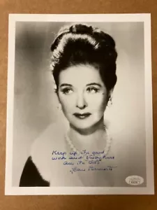 Joan Bennett Silent Films Signed & Nicely Inscribed 8x10 Lovely Photo JSA Cert.# - Picture 1 of 2