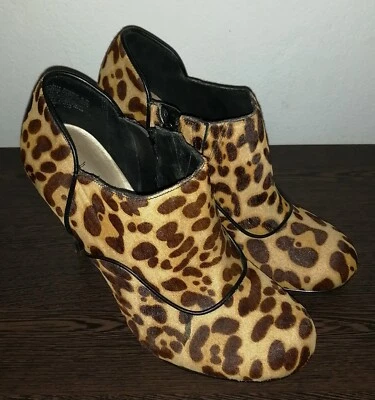 Rockport Adiprene by Adidas Womens Leather Leopard Print Boots, Size 6.5AU, Used - Image 1 of 4